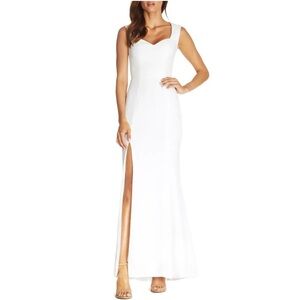 Dress the Population White Maxi Dress